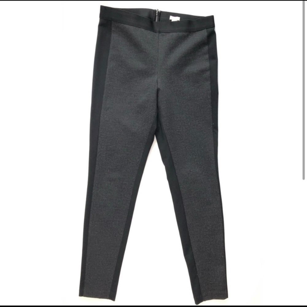 JCrew Black & grey panelled Gigi pant 12